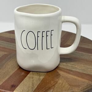 Rae Dunn Artisan Collection By Magenta White Ceramic COFFEE Mug Farmhouse